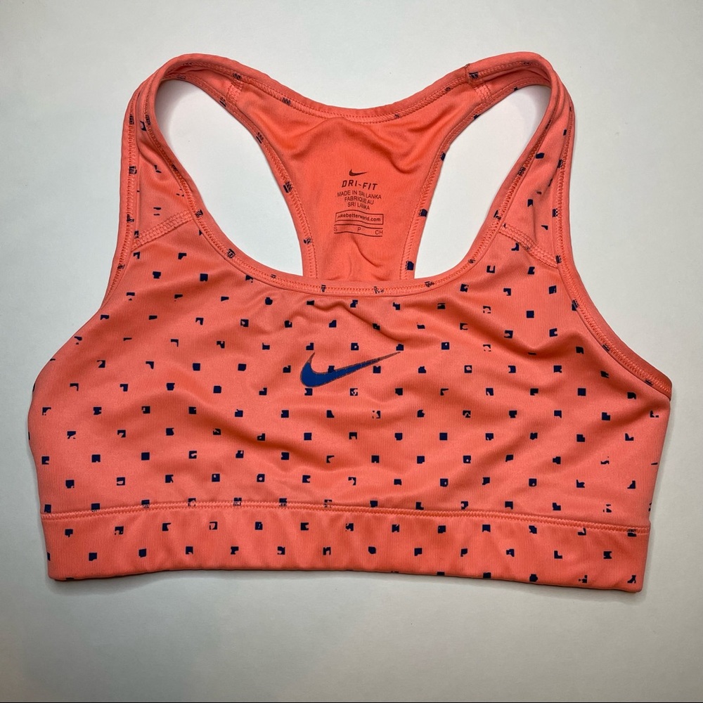 Orange and Blue Nike Sports Bra